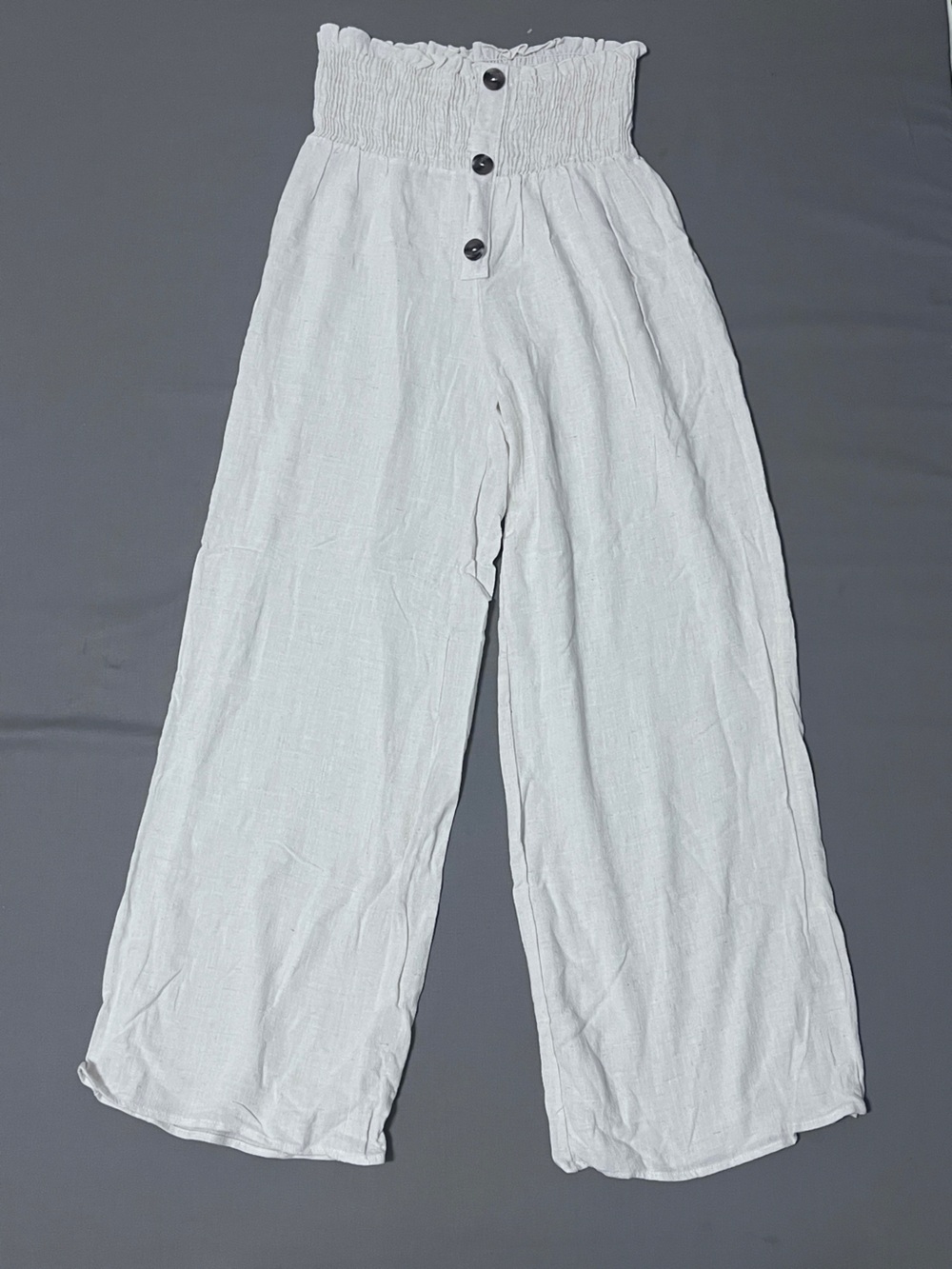 Women’s High Waist Lightweight Linen Pants Size Medium